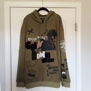 REASON graphic hoodie 3XL NWOT